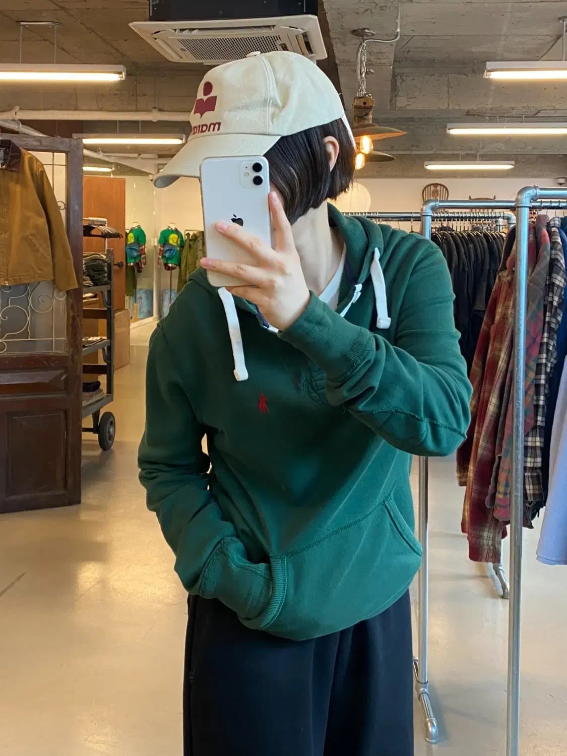 폴로 랄프로렌 기모 후드티 (Woman L) B1222 상품이미지1