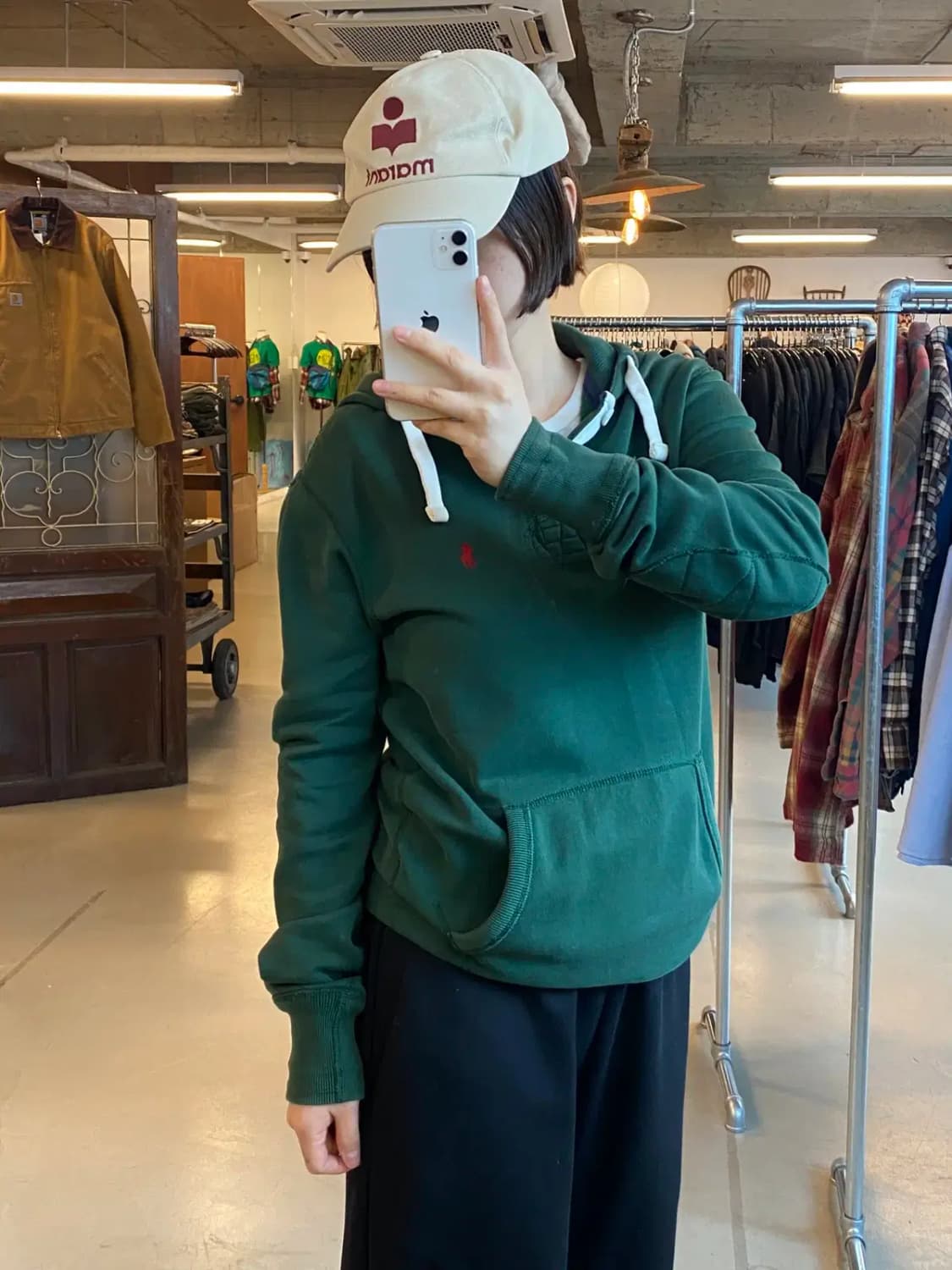 폴로 랄프로렌 기모 후드티 (Woman L) B1222 상품이미지2