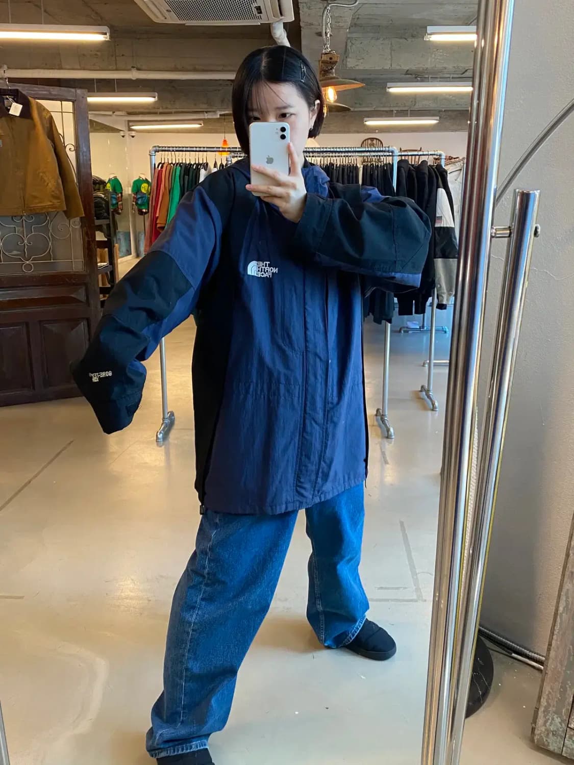 노스페이스 배색 점퍼 (Man 2XL) B1246 상품이미지2