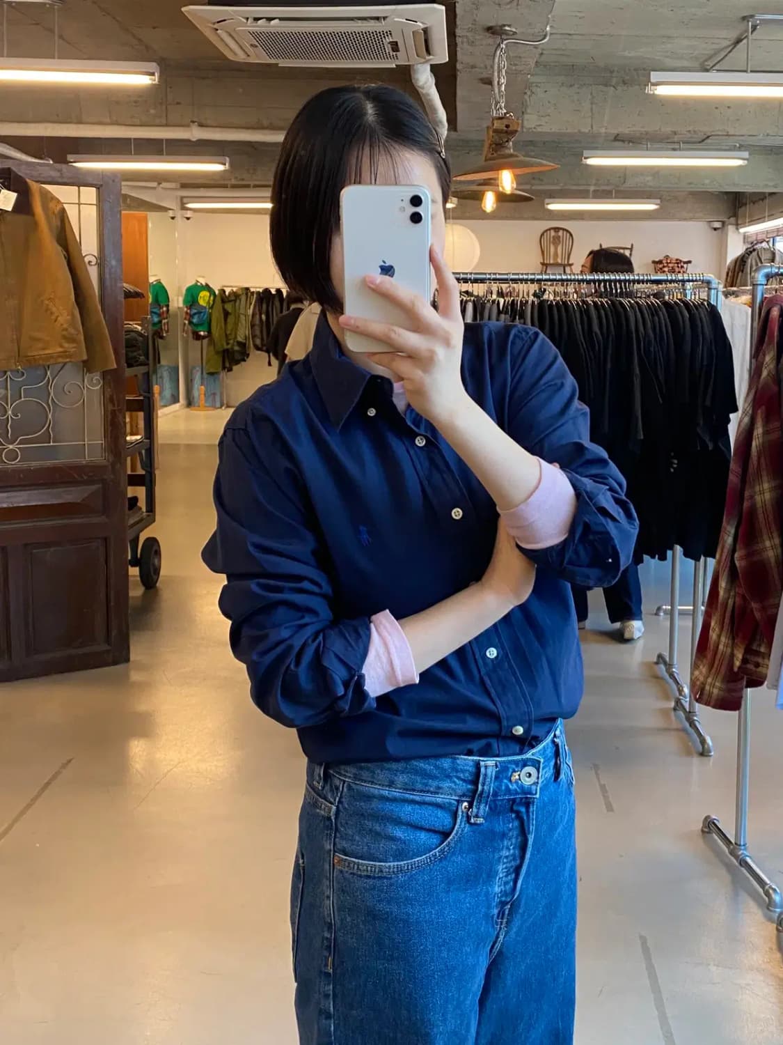 폴로 랄프로렌 솔리드 셔츠 (Woman L) B1242 상품이미지2