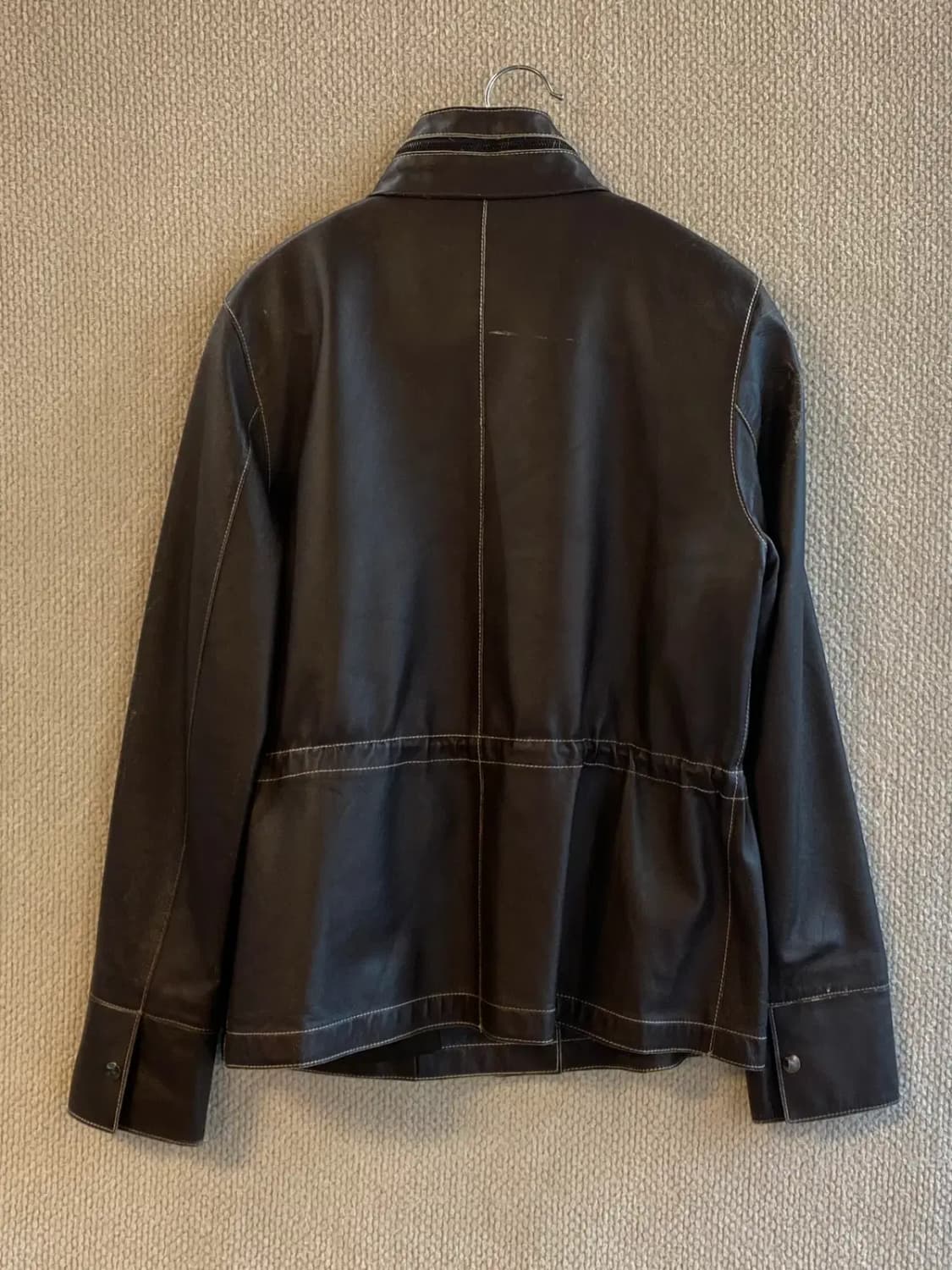 빈티지 레더 자켓 (Woman S) B1260 상품이미지6