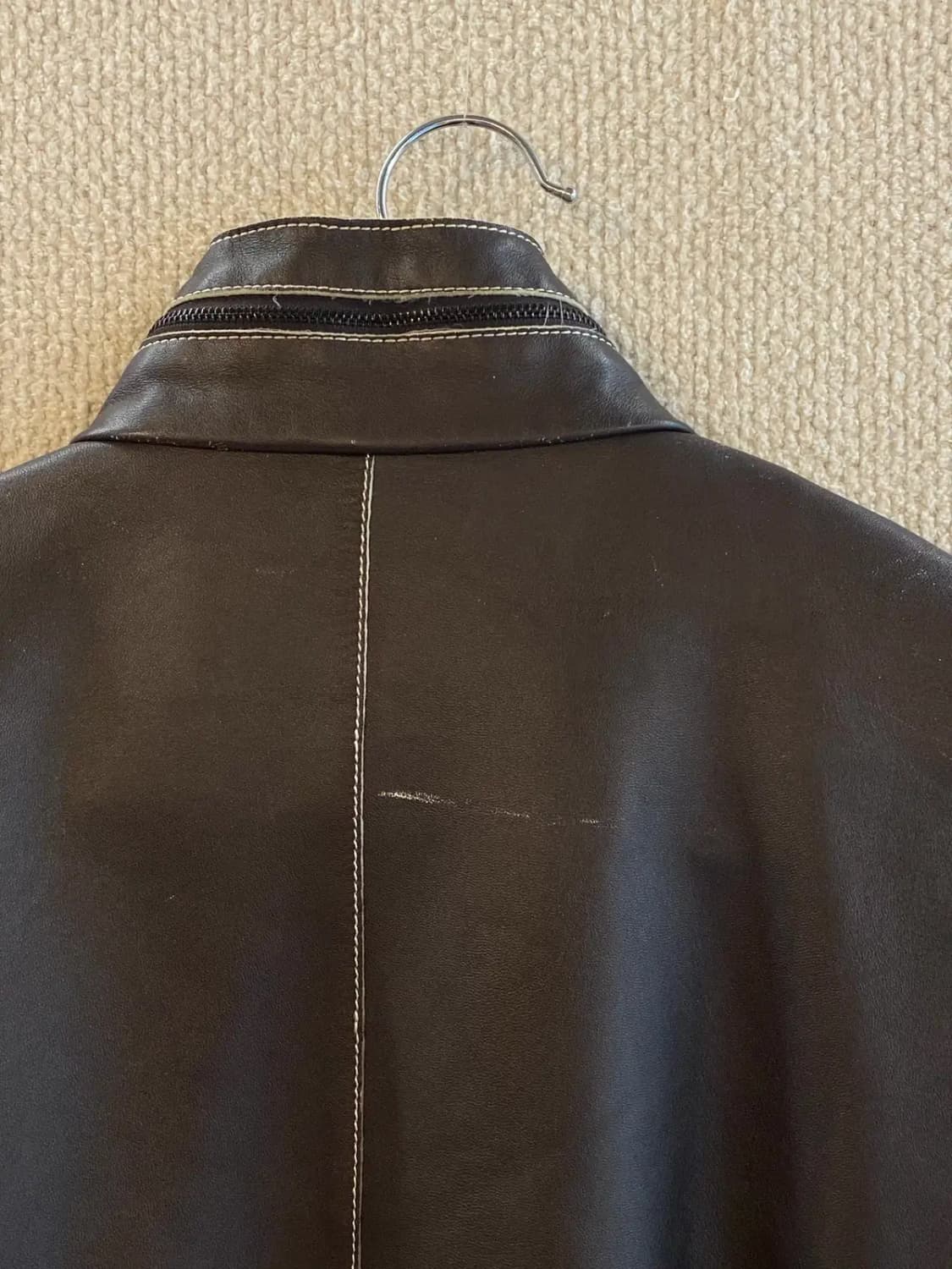 빈티지 레더 자켓 (Woman S) B1260 상품이미지9