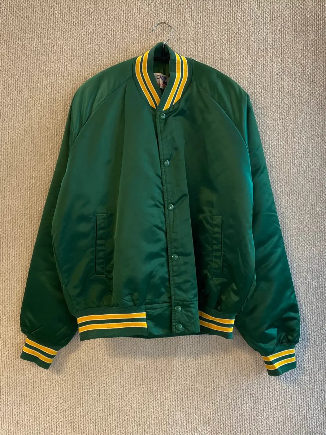 쵸크 라인 세틴 점퍼 (Man L) B1254 상품이미지3