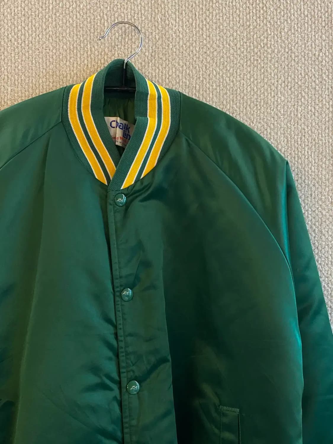 쵸크 라인 세틴 점퍼 (Man L) B1254 상품이미지4