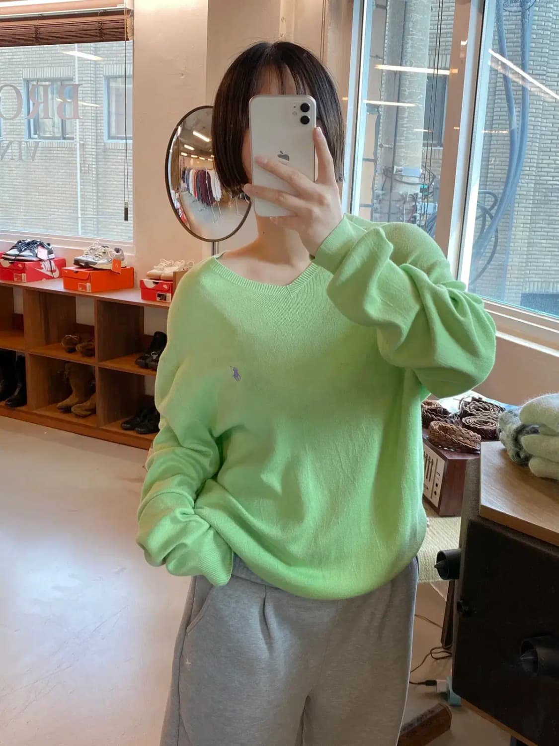 폴로 랄프로렌 브이넥 니트 (Man L) B1282 상품이미지2