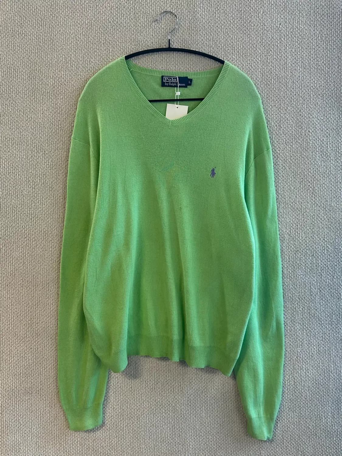 폴로 랄프로렌 브이넥 니트 (Man L) B1282 상품이미지3
