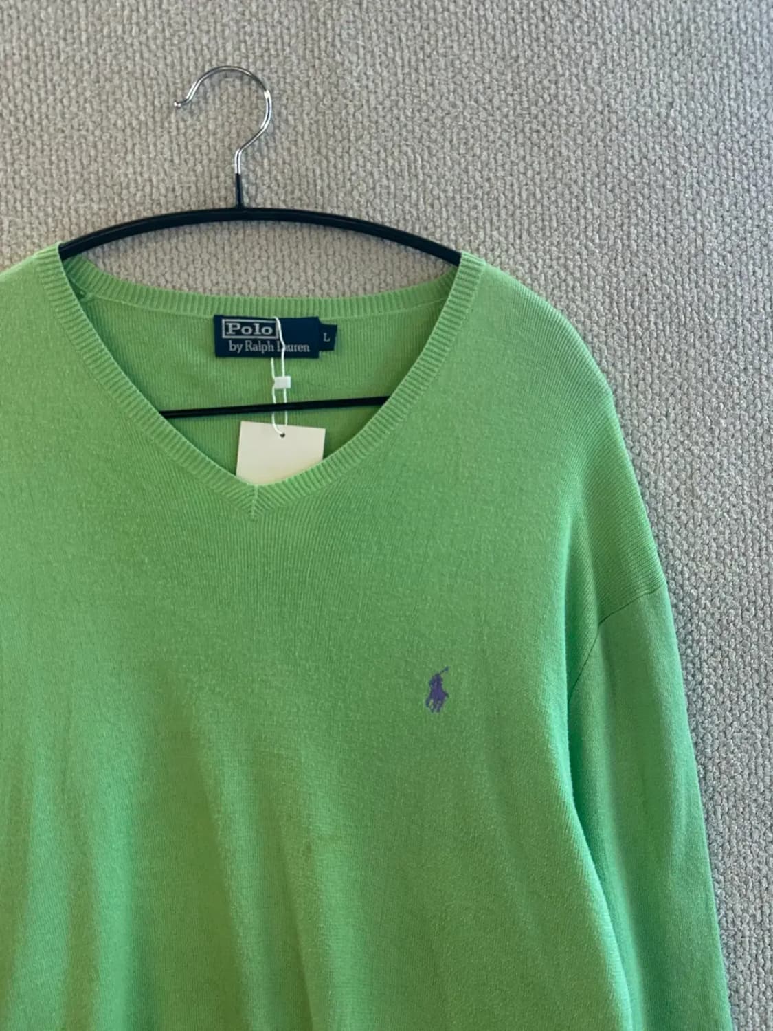 폴로 랄프로렌 브이넥 니트 (Man L) B1282 상품이미지4