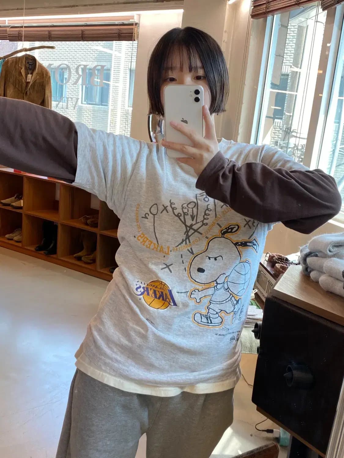 빈티지 프린팅 티셔츠 (Woman L) B1269 상품이미지1