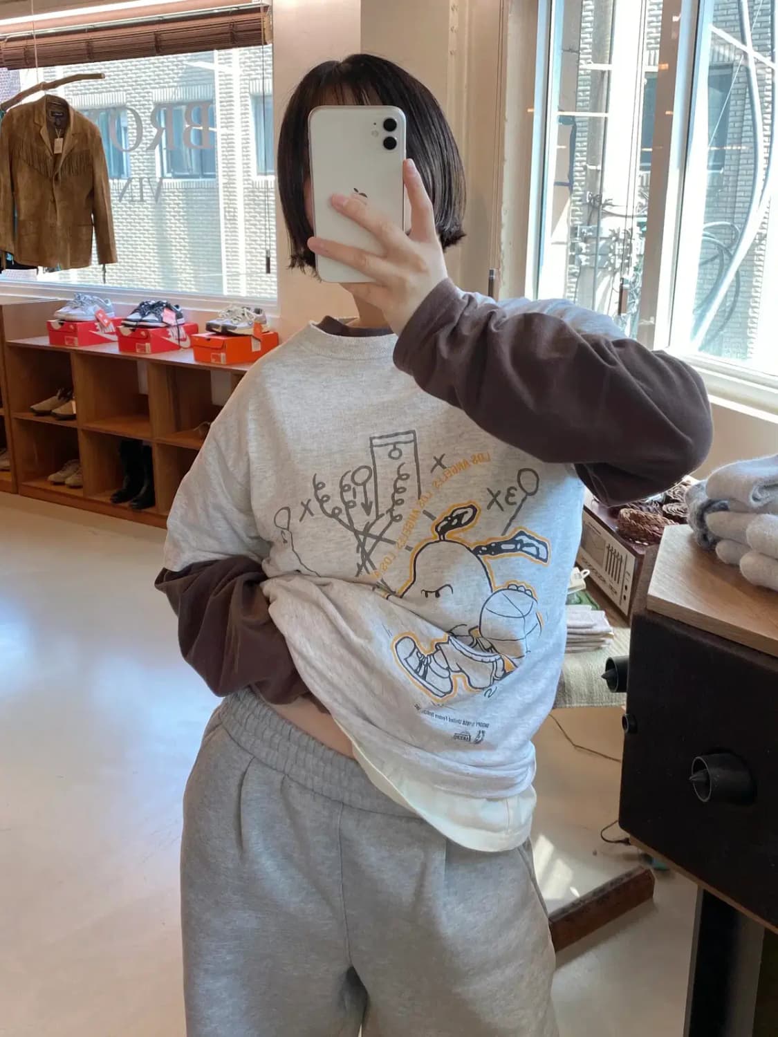 빈티지 프린팅 티셔츠 (Woman L) B1269 상품이미지2