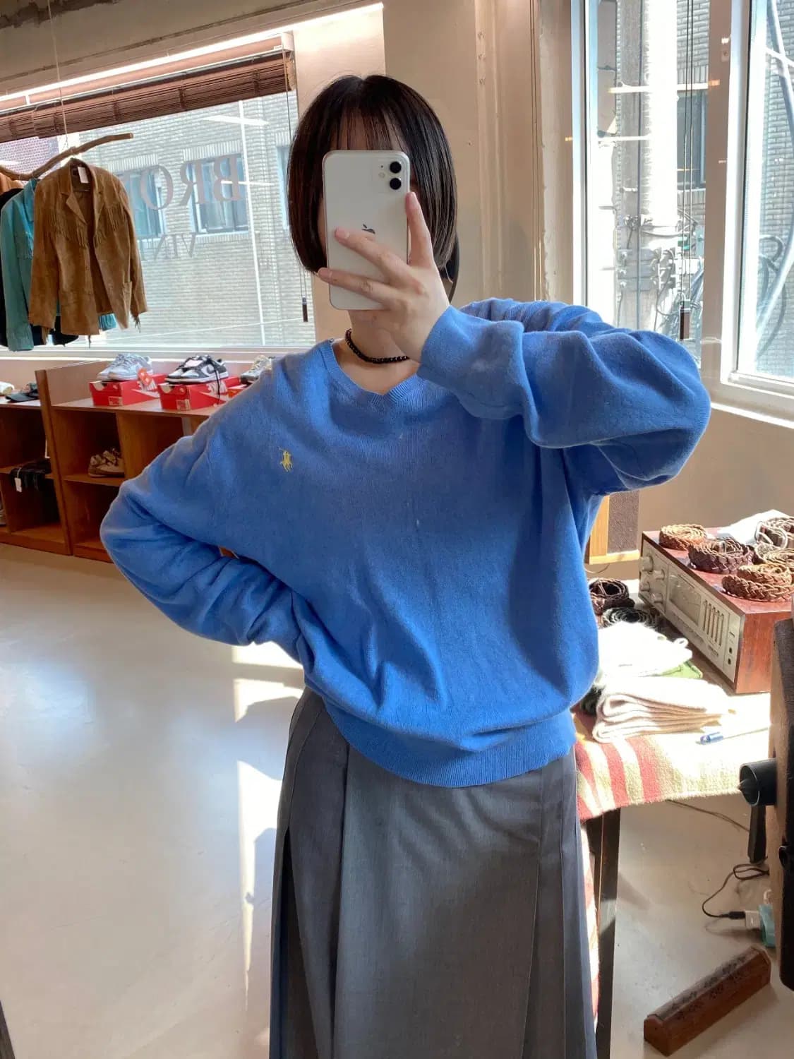 폴로 랄프로렌 브이넥 니트 (Man L) B1294 상품이미지1