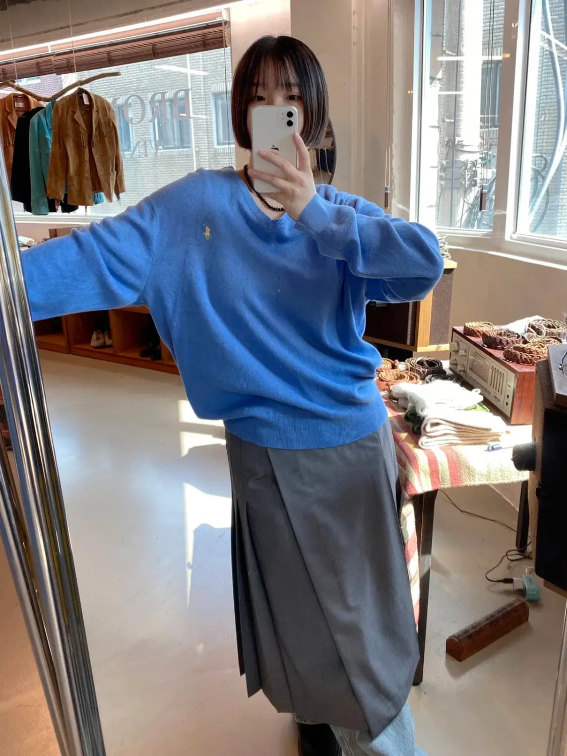 폴로 랄프로렌 브이넥 니트 (Man L) B1294 상품이미지2