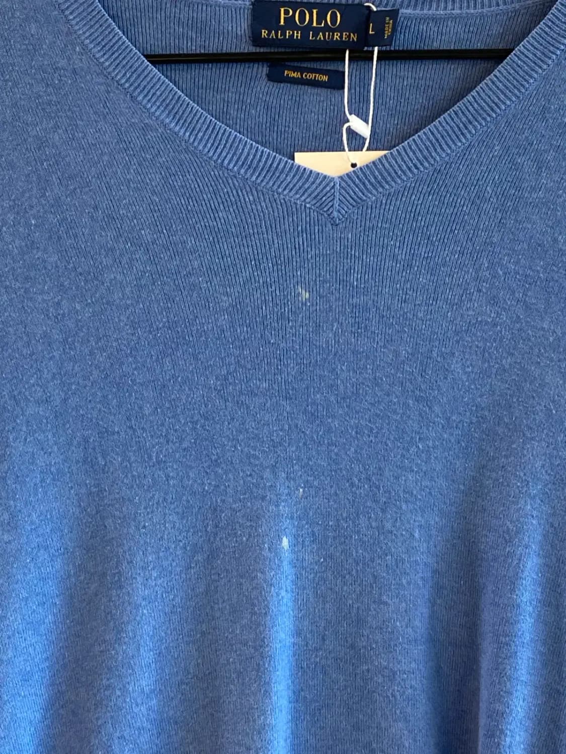 폴로 랄프로렌 브이넥 니트 (Man L) B1294 상품이미지7