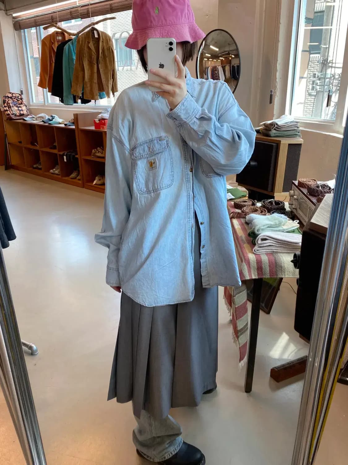 칼하트 연청 셔츠 (Man XL) B1285 상품이미지2