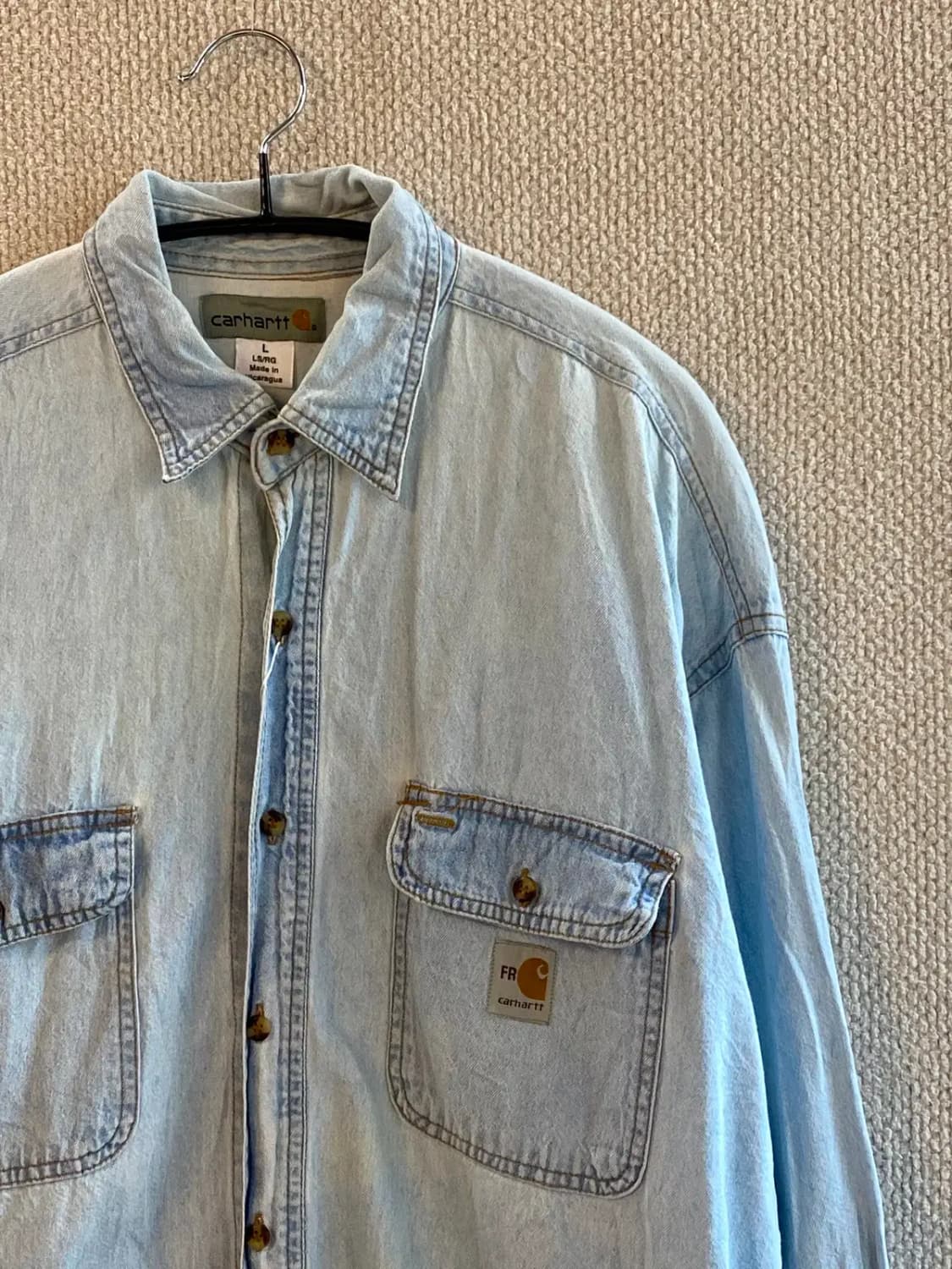 칼하트 연청 셔츠 (Man XL) B1285 상품이미지4