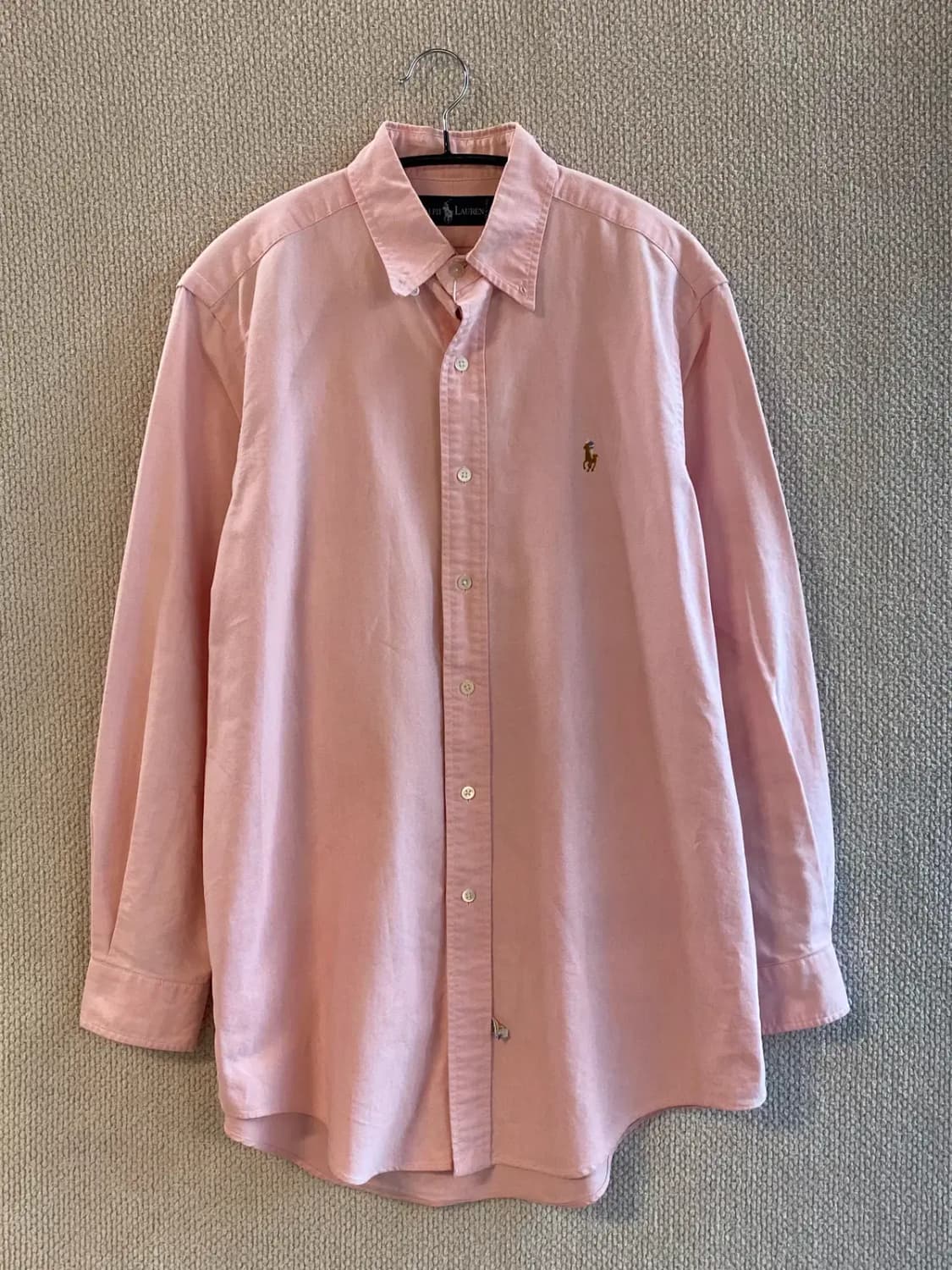 폴로 랄프로렌 솔리드 셔츠 (Man XL) B1312 상품이미지3