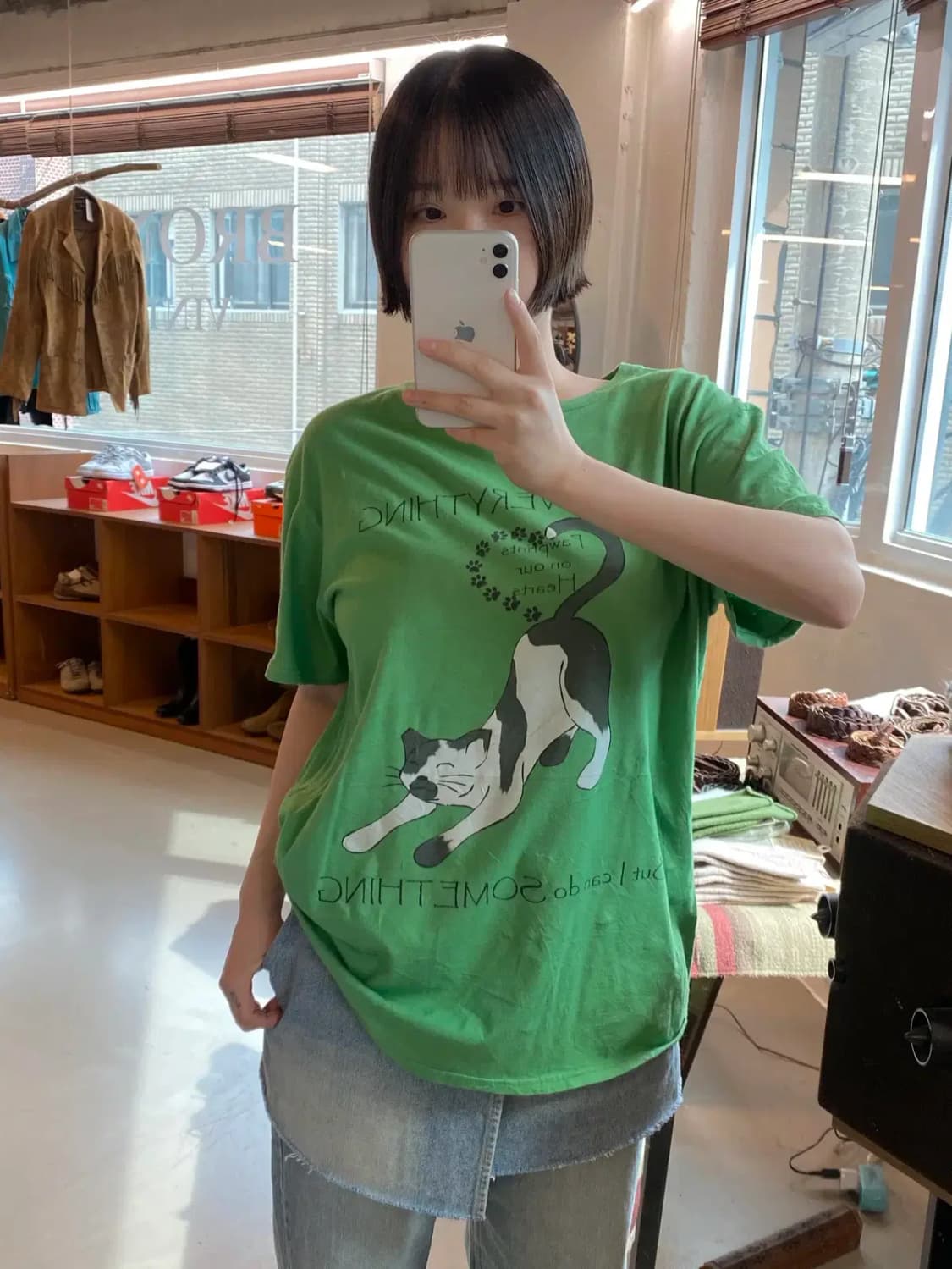 빈티지 네코 1/2 티셔츠 (Man M) B1309 상품이미지2