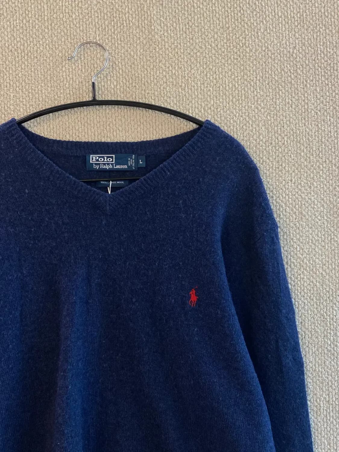 폴로 랄프로렌 브이넥 니트 (Man M) B1308 상품이미지3