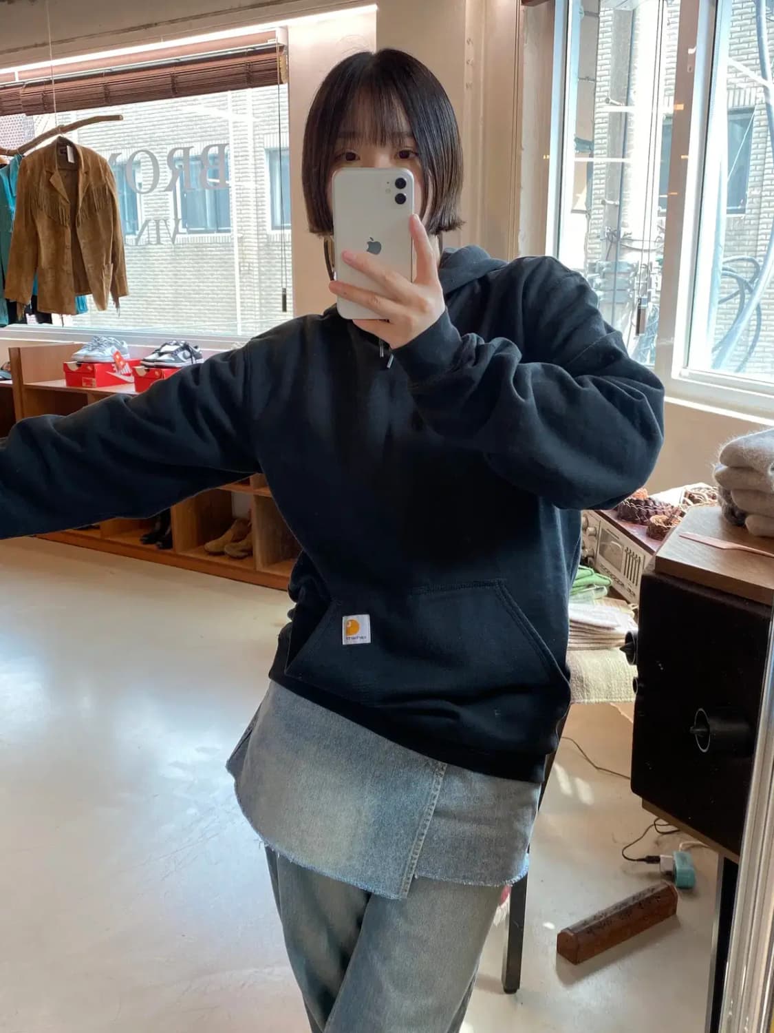 칼하트 후드티 (Woman L) B1306 상품이미지2