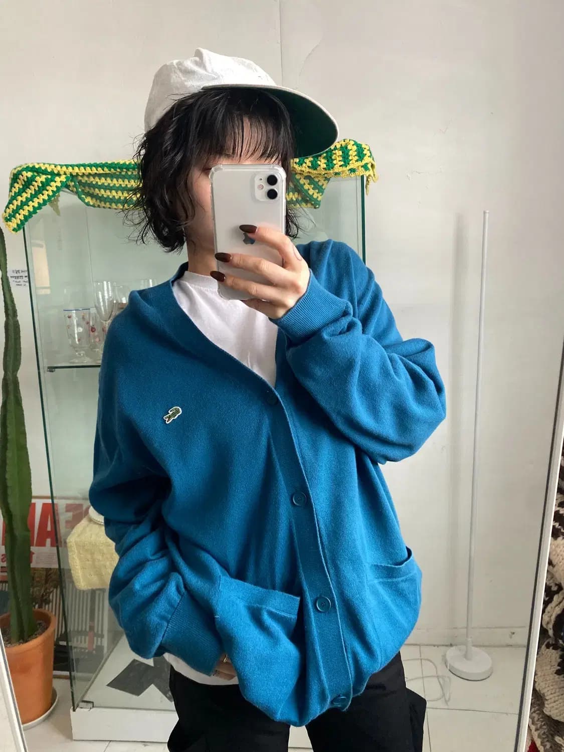 라코스테 브이넥 니트 가디건 (Man 2XL) 12867 상품이미지1