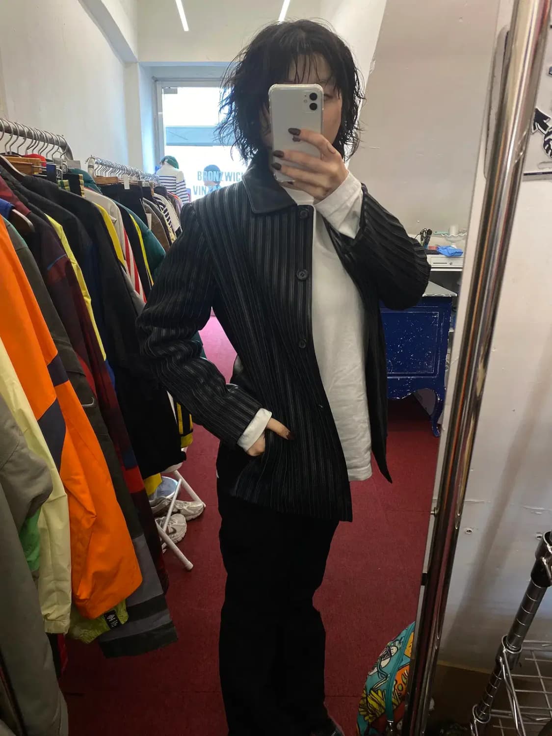 빈티지 레더 자켓 (Woman S) 12861 상품이미지2