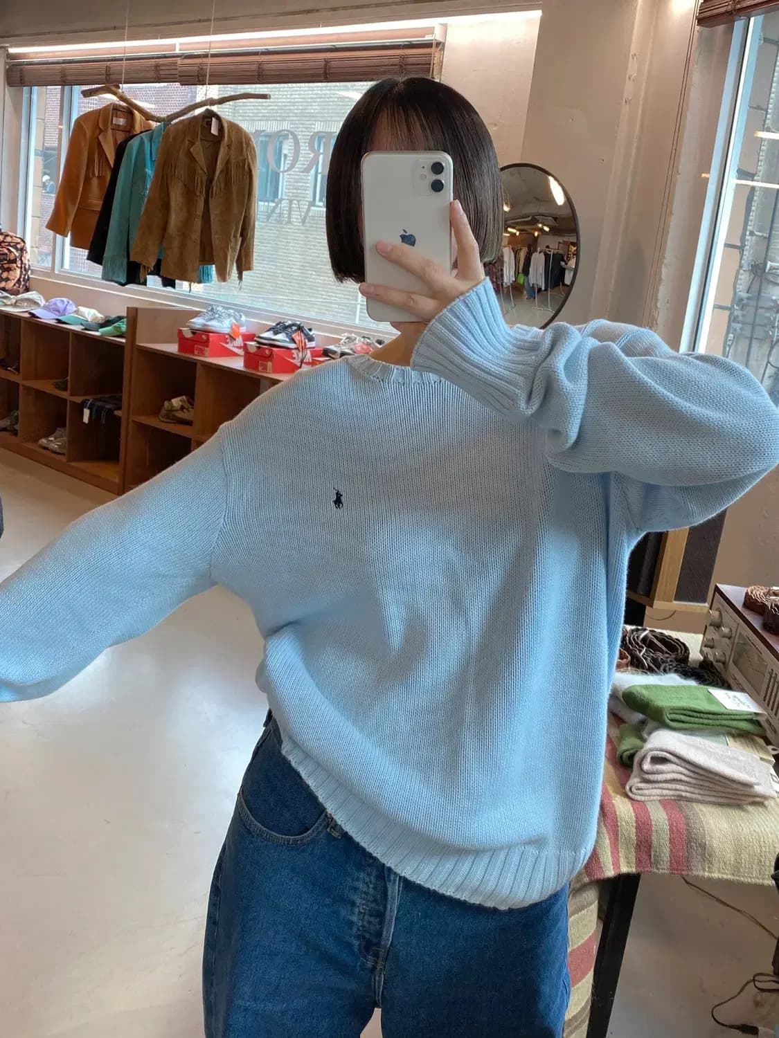 폴로 랄프로렌 라운드 니트 (Man M) B1328 상품이미지1