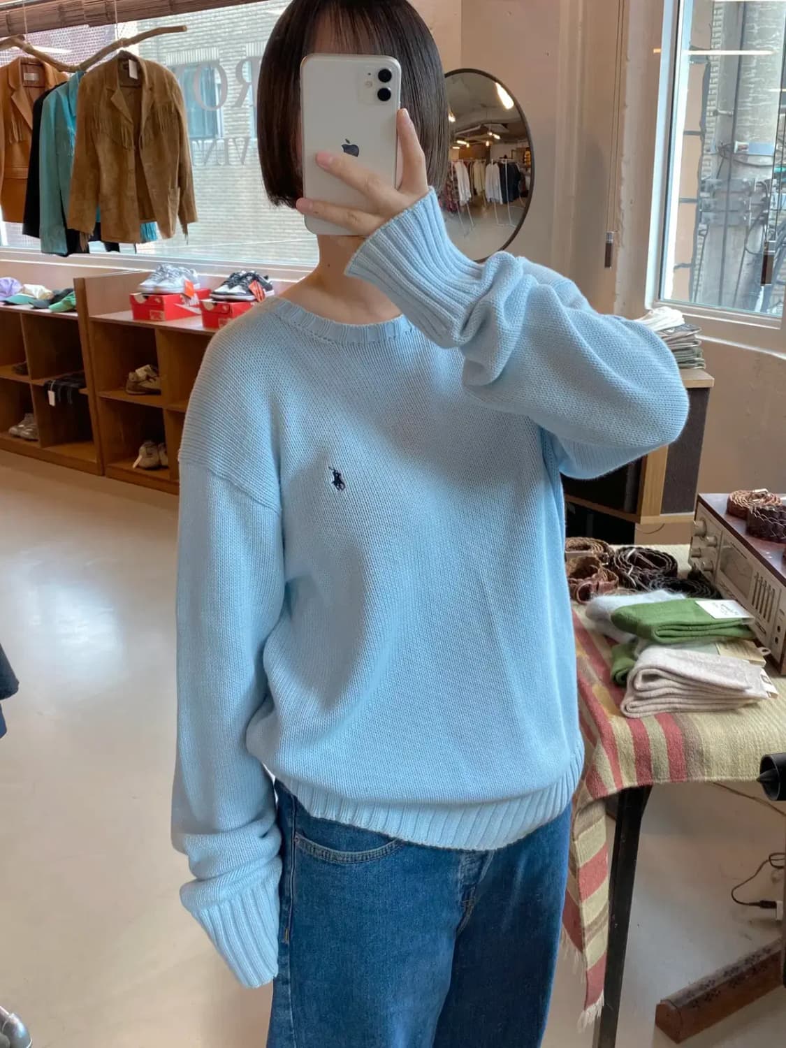 폴로 랄프로렌 라운드 니트 (Man M) B1328 상품이미지2