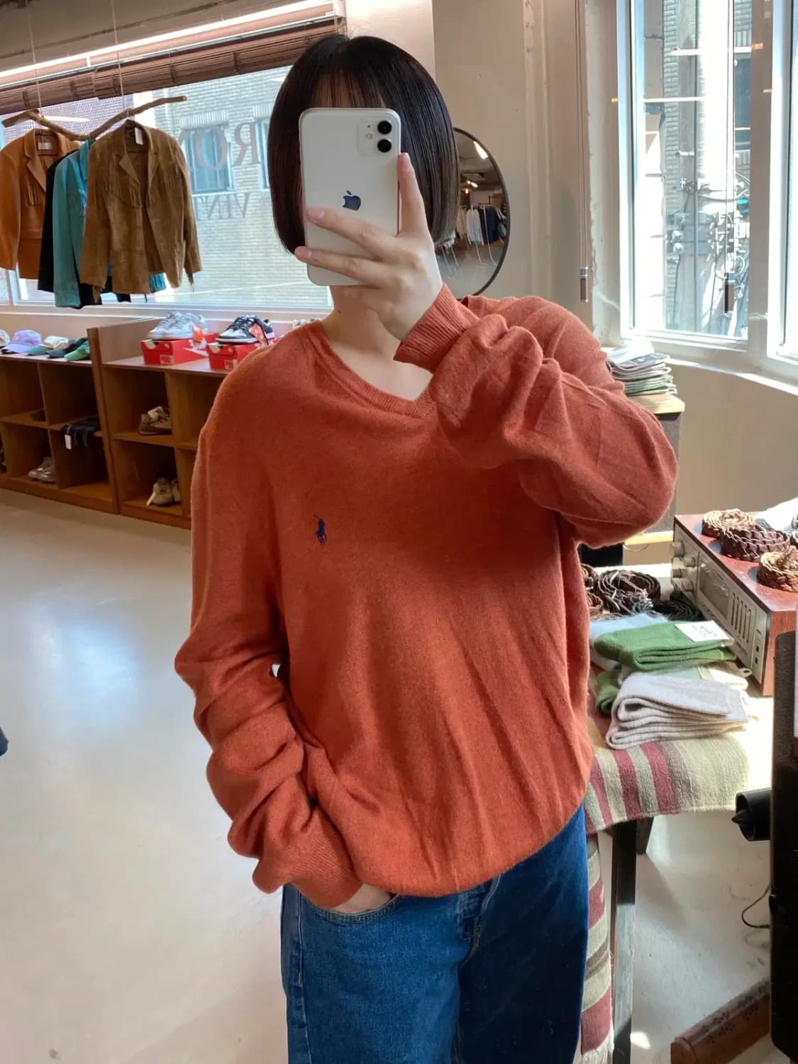 폴로 랄프로렌 브이넥 니트 (Man L) B1322 상품이미지2