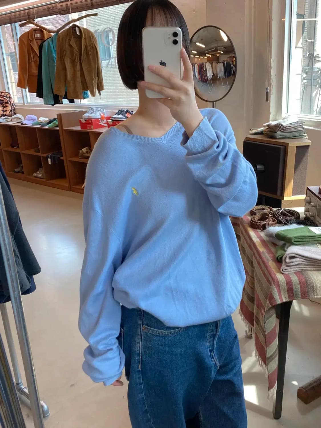 폴로 랄프로렌 브이넥 니트 (Man XL) B1320 상품이미지2