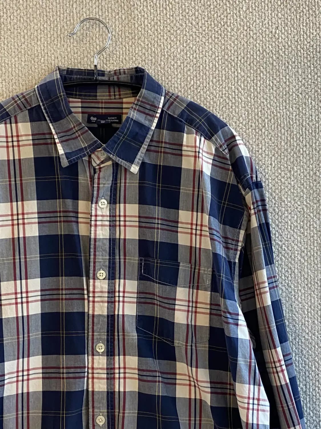 갭 체크 셔츠 (Man L) B1319 상품이미지4