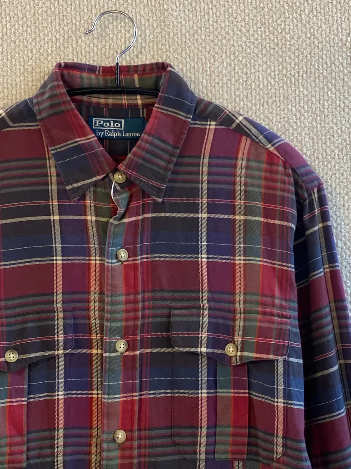 폴로 랄프로렌 체크 셔츠 (Man M) B1350 상품이미지4