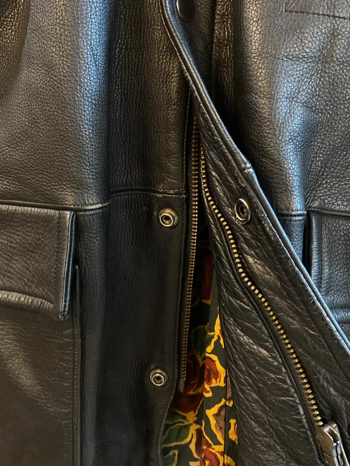 빈티지 레더 자켓 (Man 2XL) B1375 상품이미지8