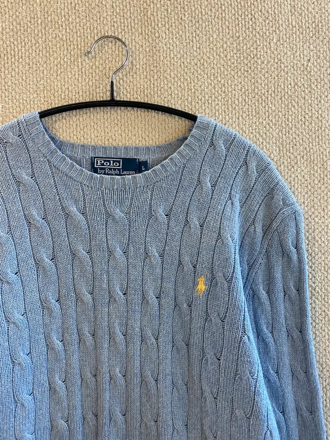 폴로 랄프로렌 케이블 니트 (Man S) B1365 상품이미지4