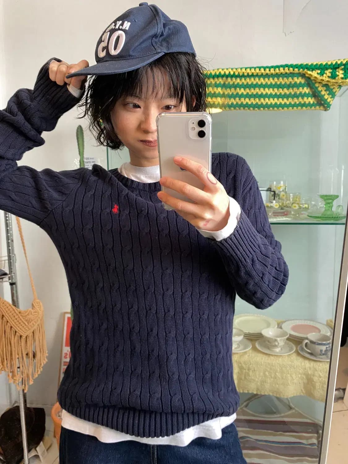 폴로랄프로렌 꽈배기 라운드 니트 (Woman L) 12945 상품이미지1