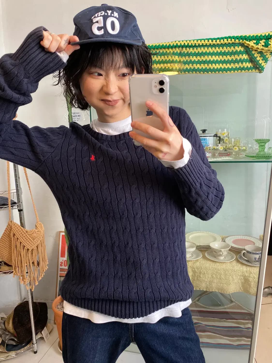 폴로랄프로렌 꽈배기 라운드 니트 (Woman L) 12945 상품이미지2