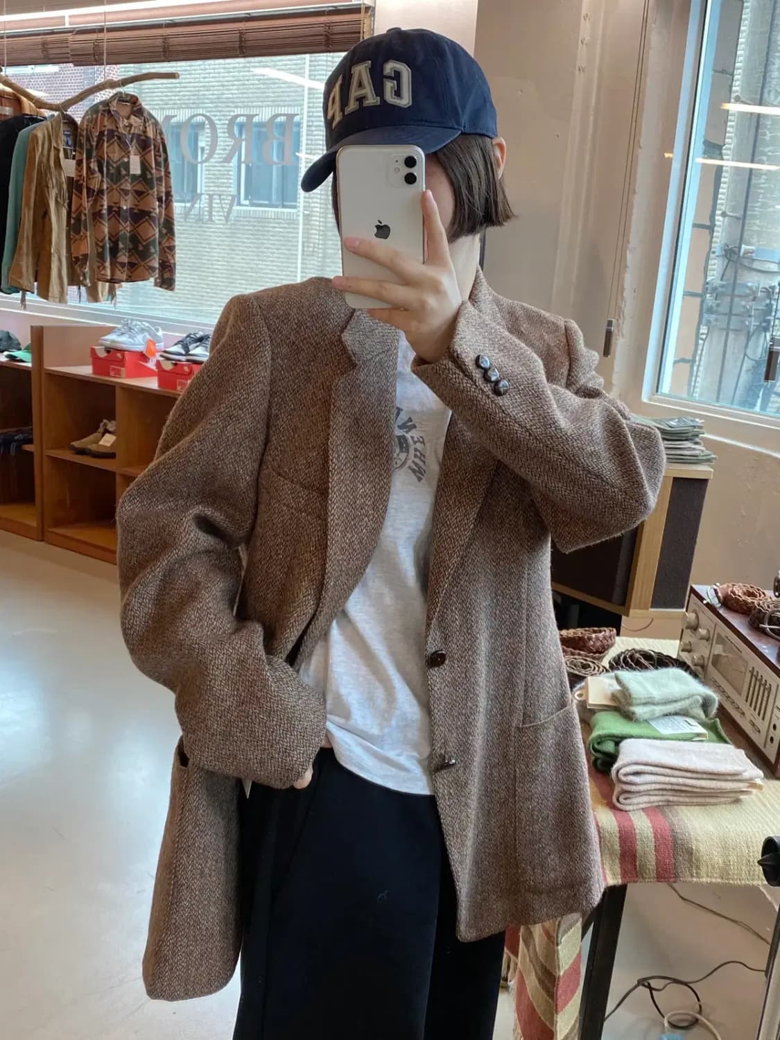 Harris Tweed 울 자켓 (Woman L) B1400 상품이미지2