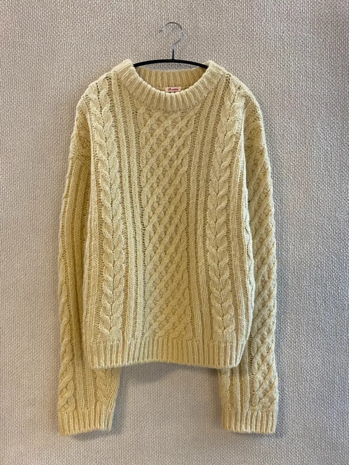 빈티지 라운드 케이블 니트 (Woman L) B1398 상품이미지2