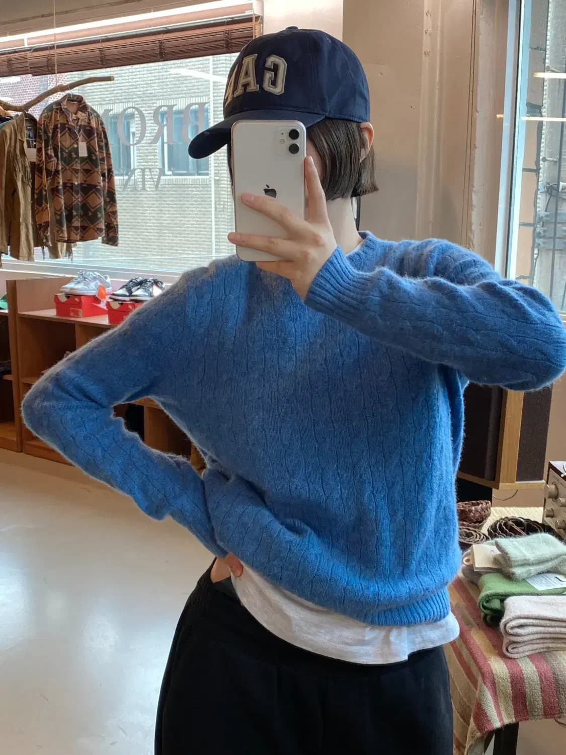 폴로 랄프로렌 캐시미어 케이블 니트 (Woman M) B1397 상품이미지1