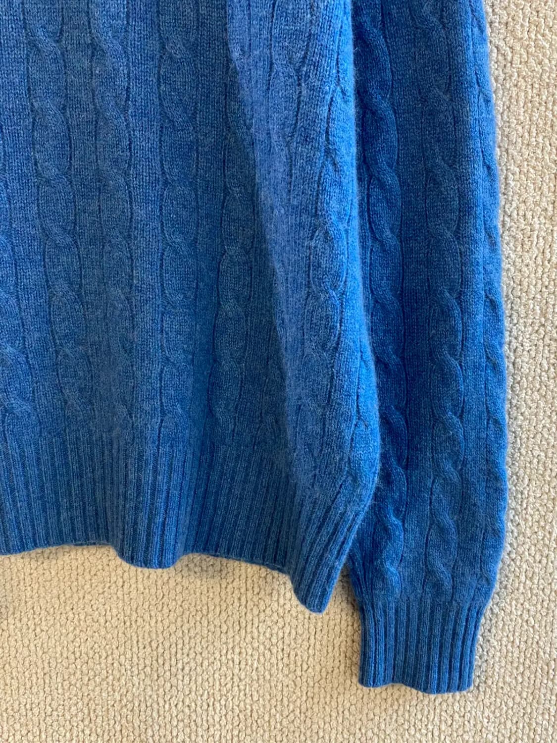 폴로 랄프로렌 캐시미어 케이블 니트 (Woman M) B1397 상품이미지4