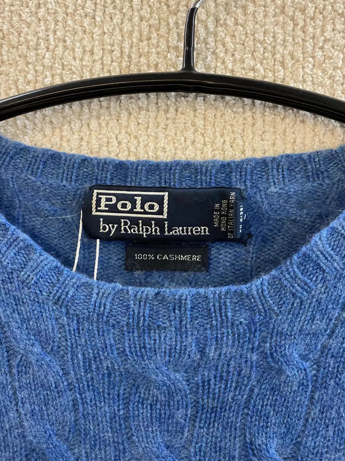 폴로 랄프로렌 캐시미어 케이블 니트 (Woman M) B1397 상품이미지6
