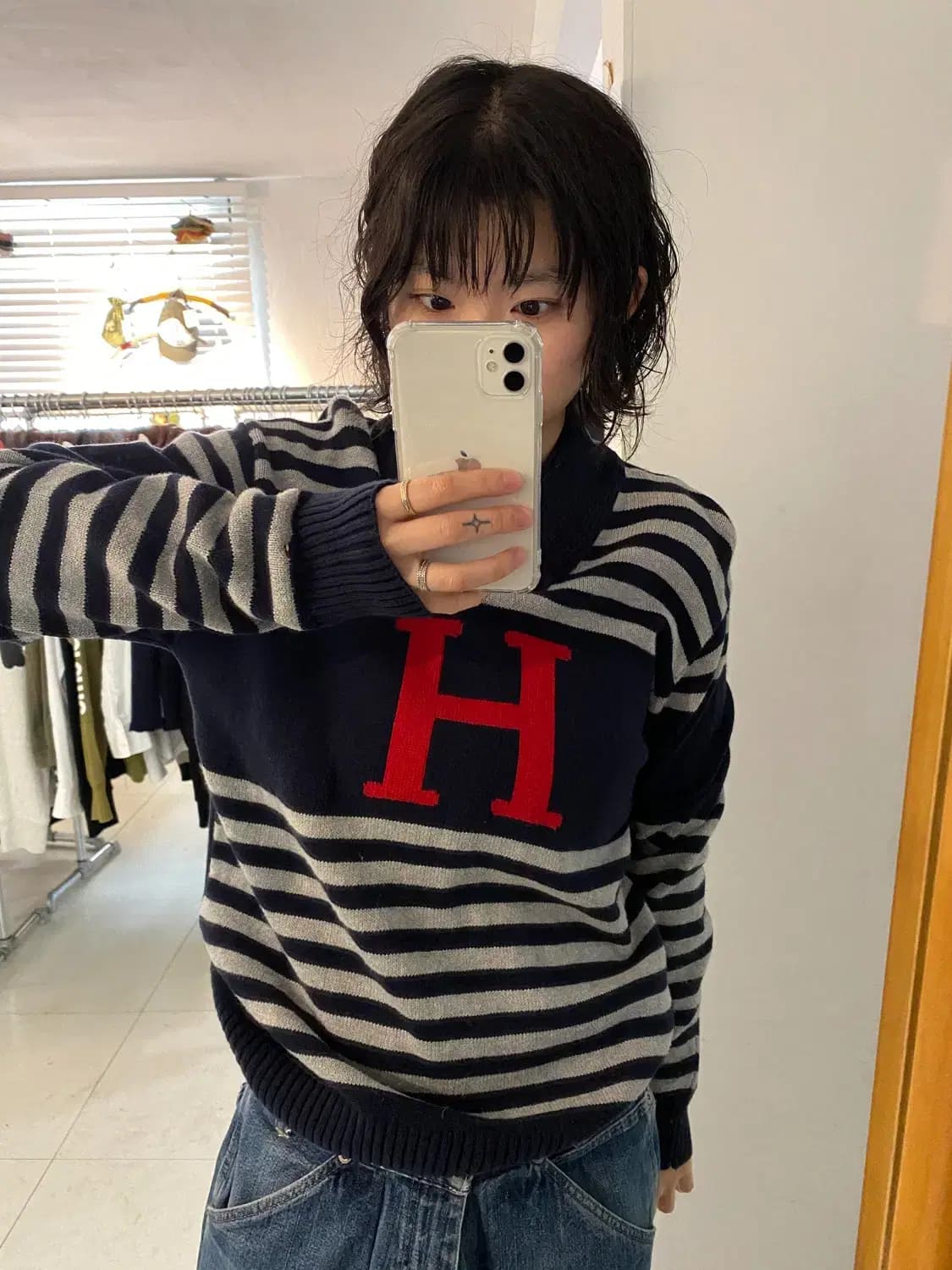 타미 힐피거 브이넥 니트 (Man XS) 12956 상품이미지1