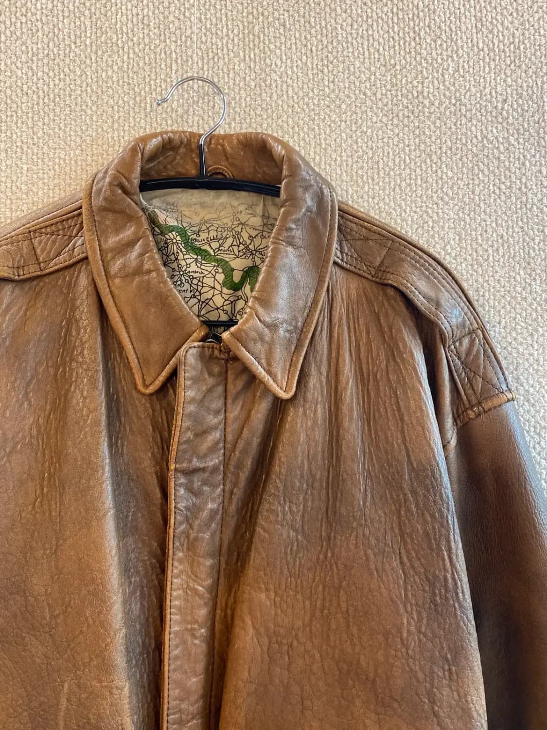 빈티지 레더 점퍼 (Man L) B1413 상품이미지4