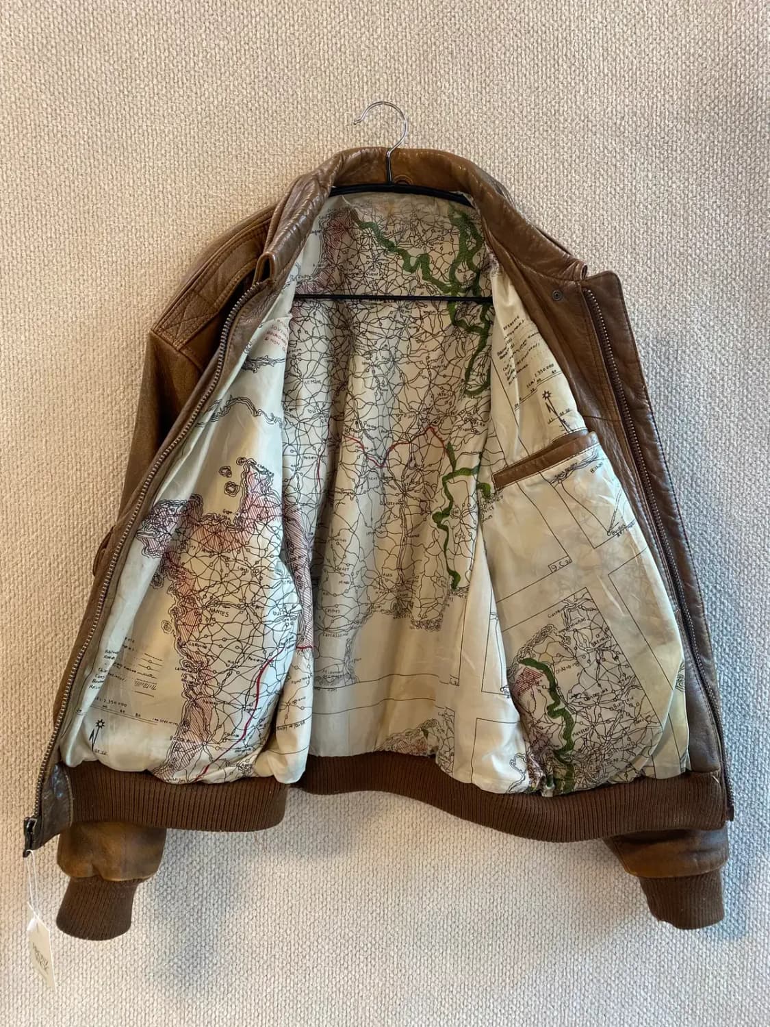 빈티지 레더 점퍼 (Man L) B1413 상품이미지8