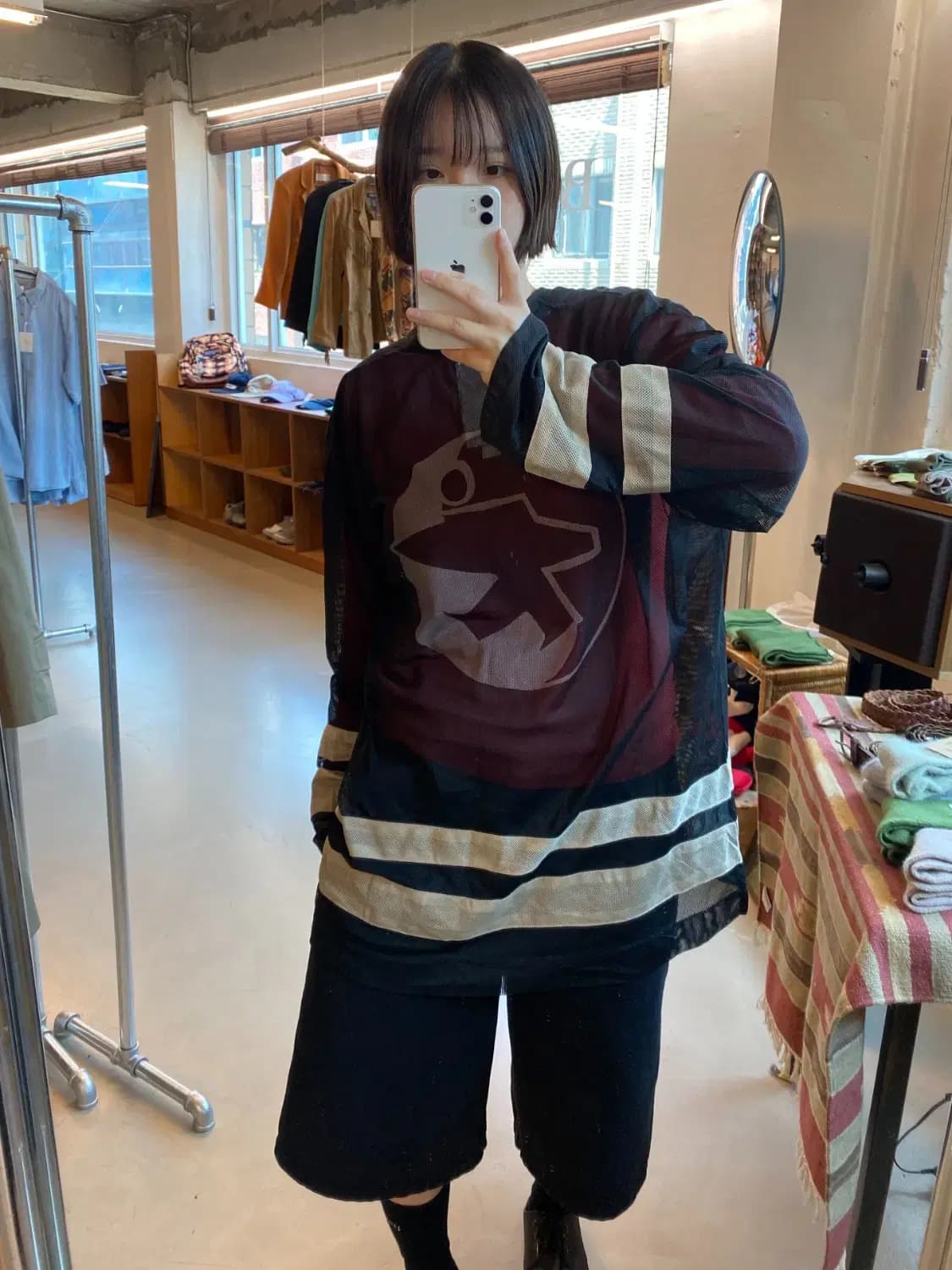 아워레가시 & 스투시 워크샵 하키 저지 (Man L) B1402 상품이미지1