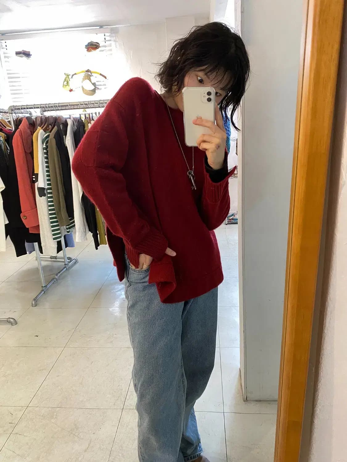 로로피아나 캐시미어 트임 니트 (Woman L) 12973 상품이미지1