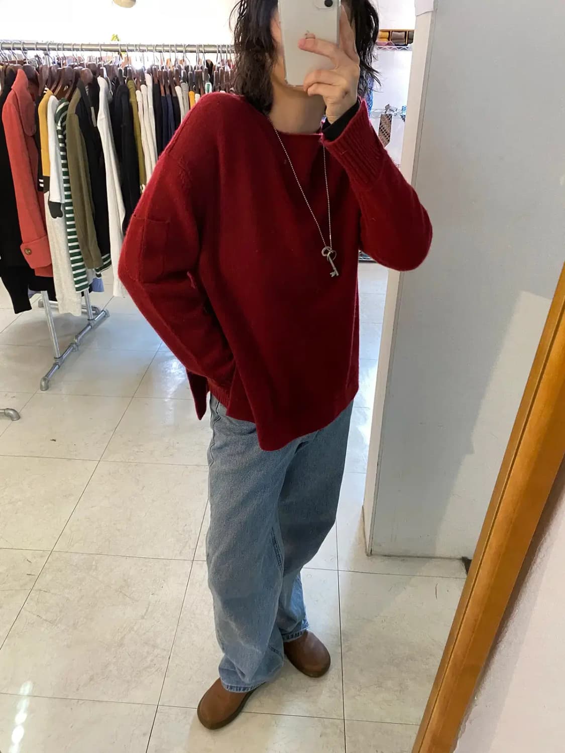 로로피아나 캐시미어 트임 니트 (Woman L) 12973 상품이미지2