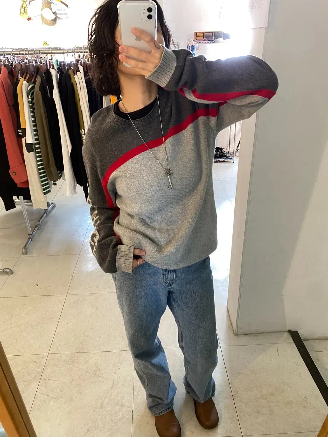 아르마니 익스체인지 라운드 니트 (Man M) 12970 상품이미지1