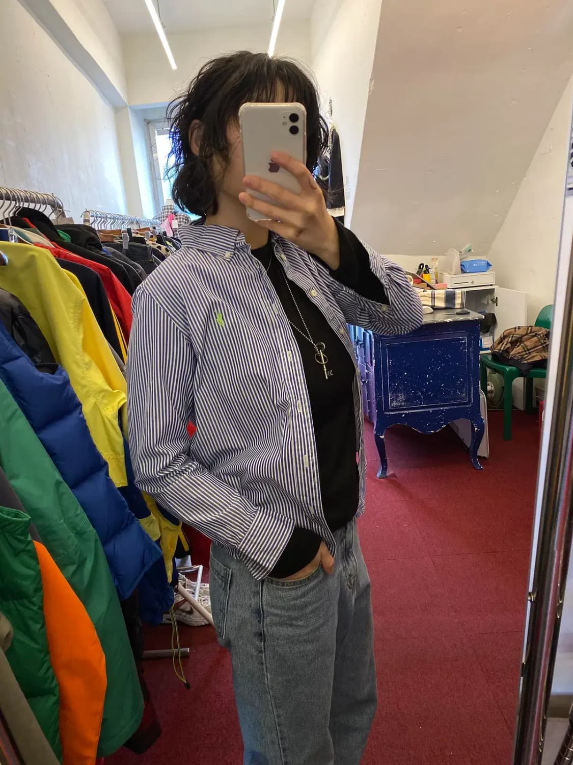 폴로랄프로렌 스트라이프 셔츠 (Woman XS) 12964 상품이미지2