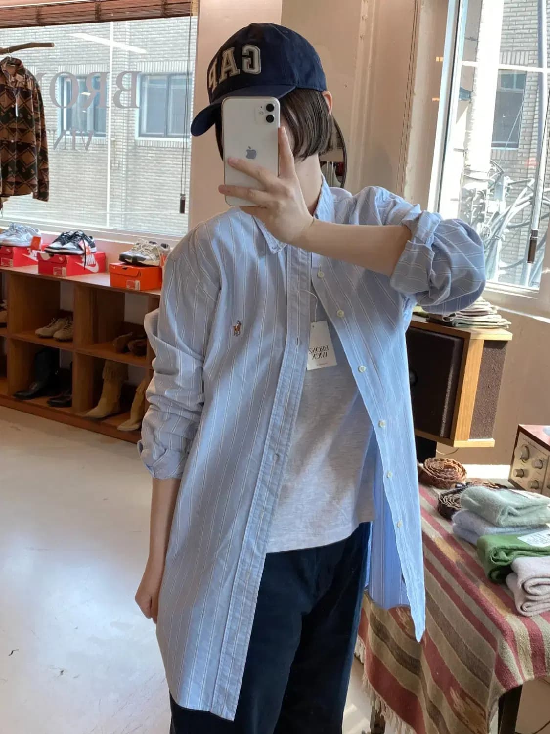 폴로 랄프로렌 스트라이프 셔츠 (Man L) B1421 상품이미지1