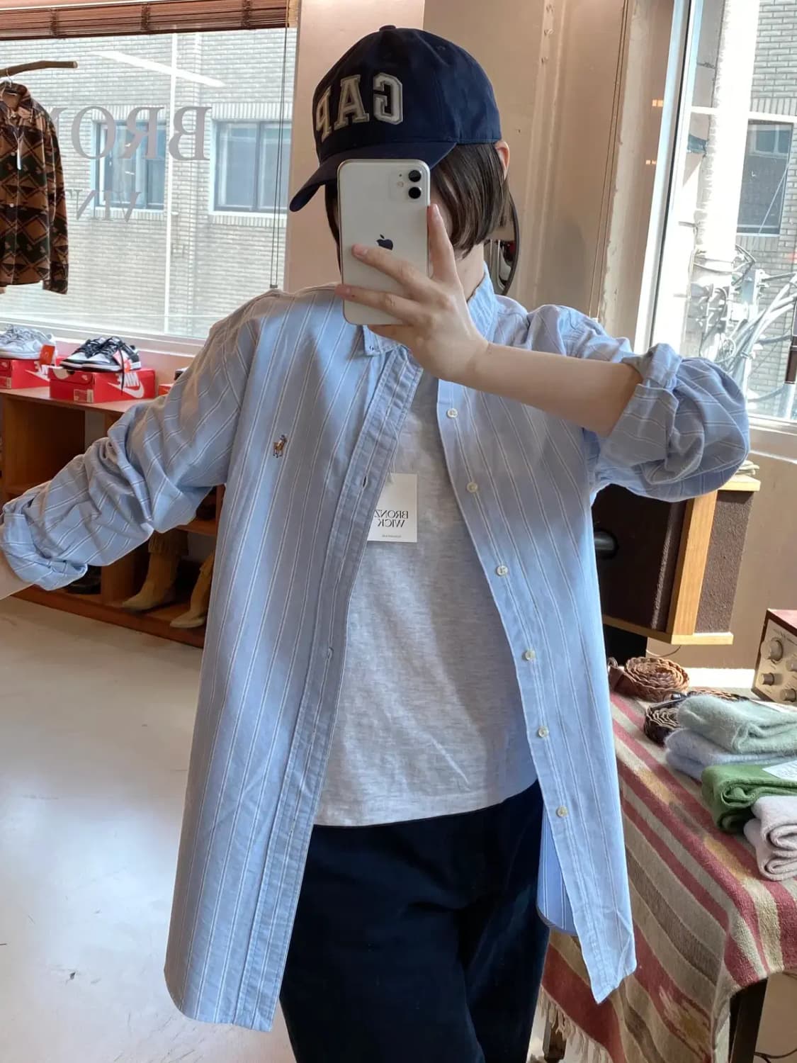 폴로 랄프로렌 스트라이프 셔츠 (Man L) B1421 상품이미지2