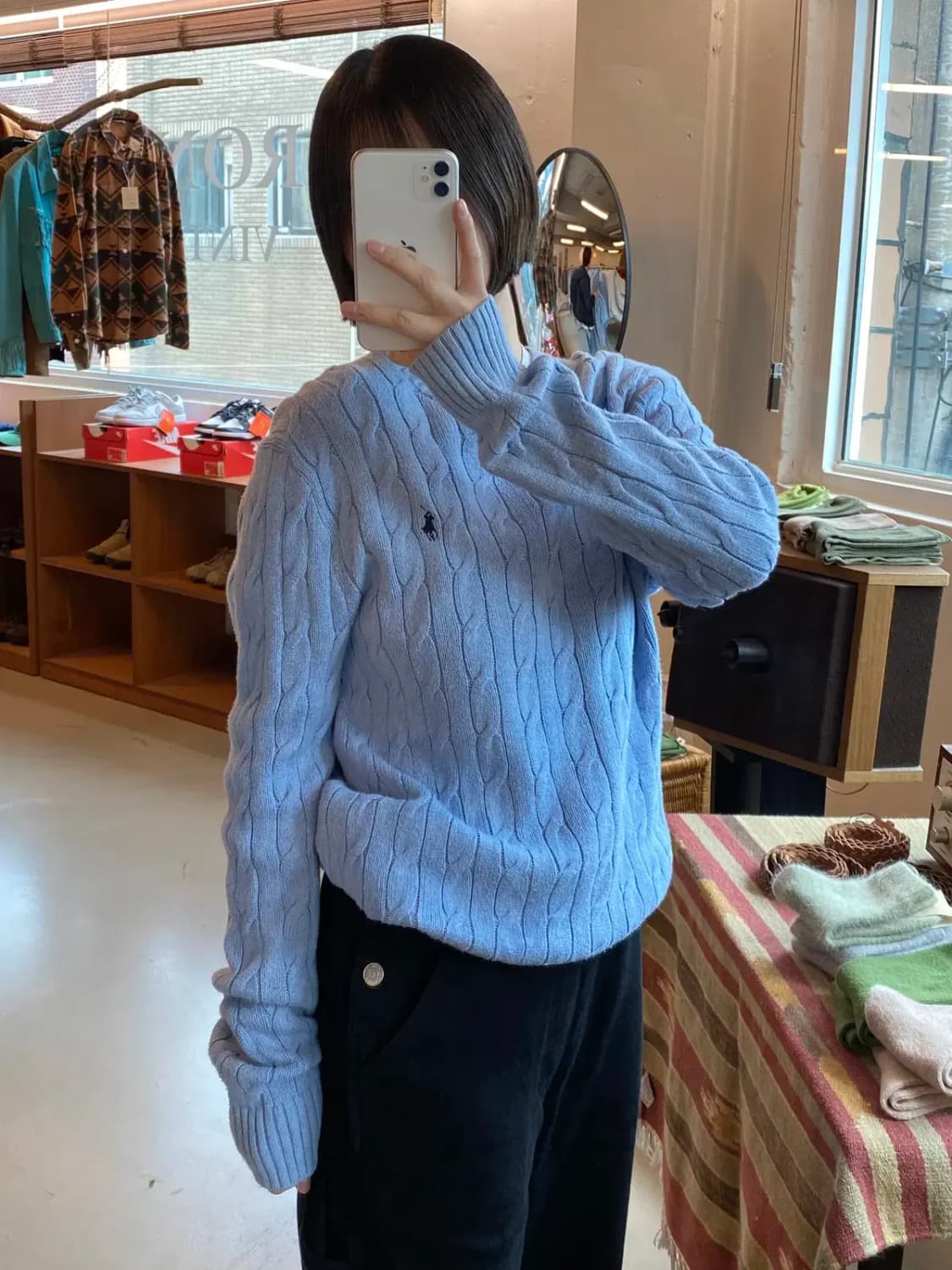 폴로 랄프로렌 케이블 니트 (Man M) B1442 상품이미지2